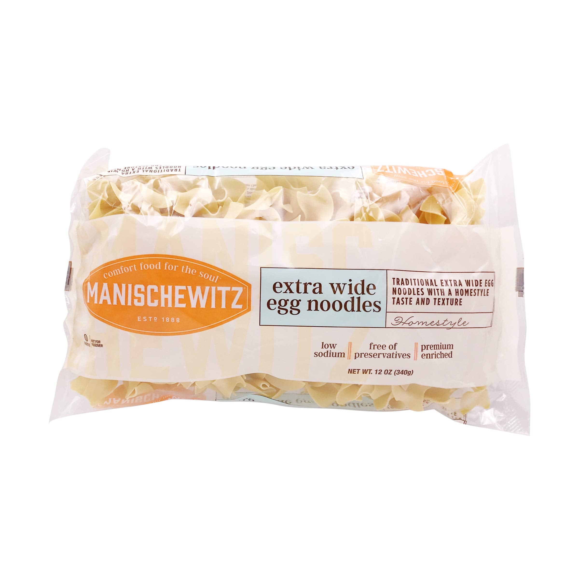 MANISCHEWITZ NOODLE EGG XWIDE 12 OZ