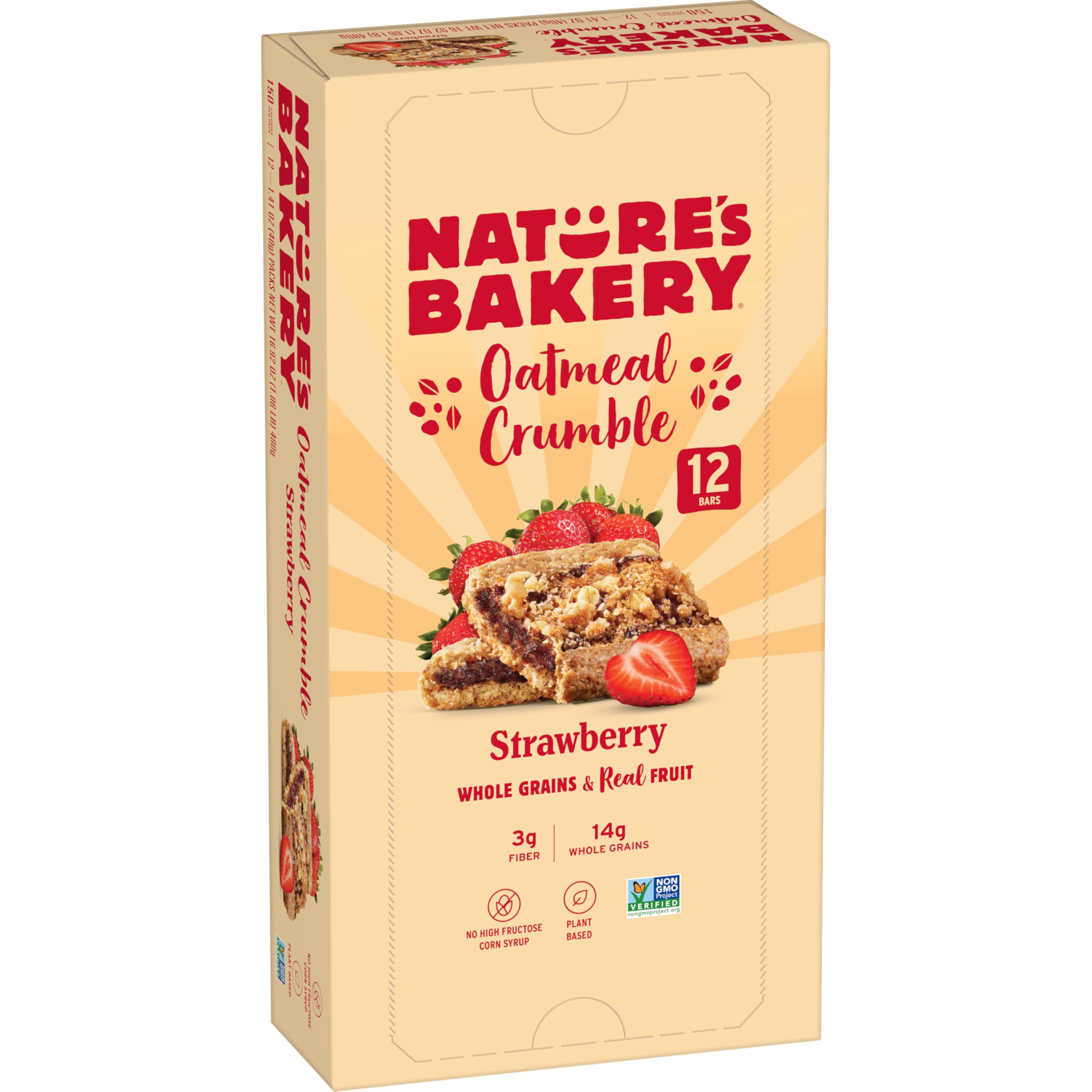 Nature's Bakery Oatmeal Crumble Bars Oz