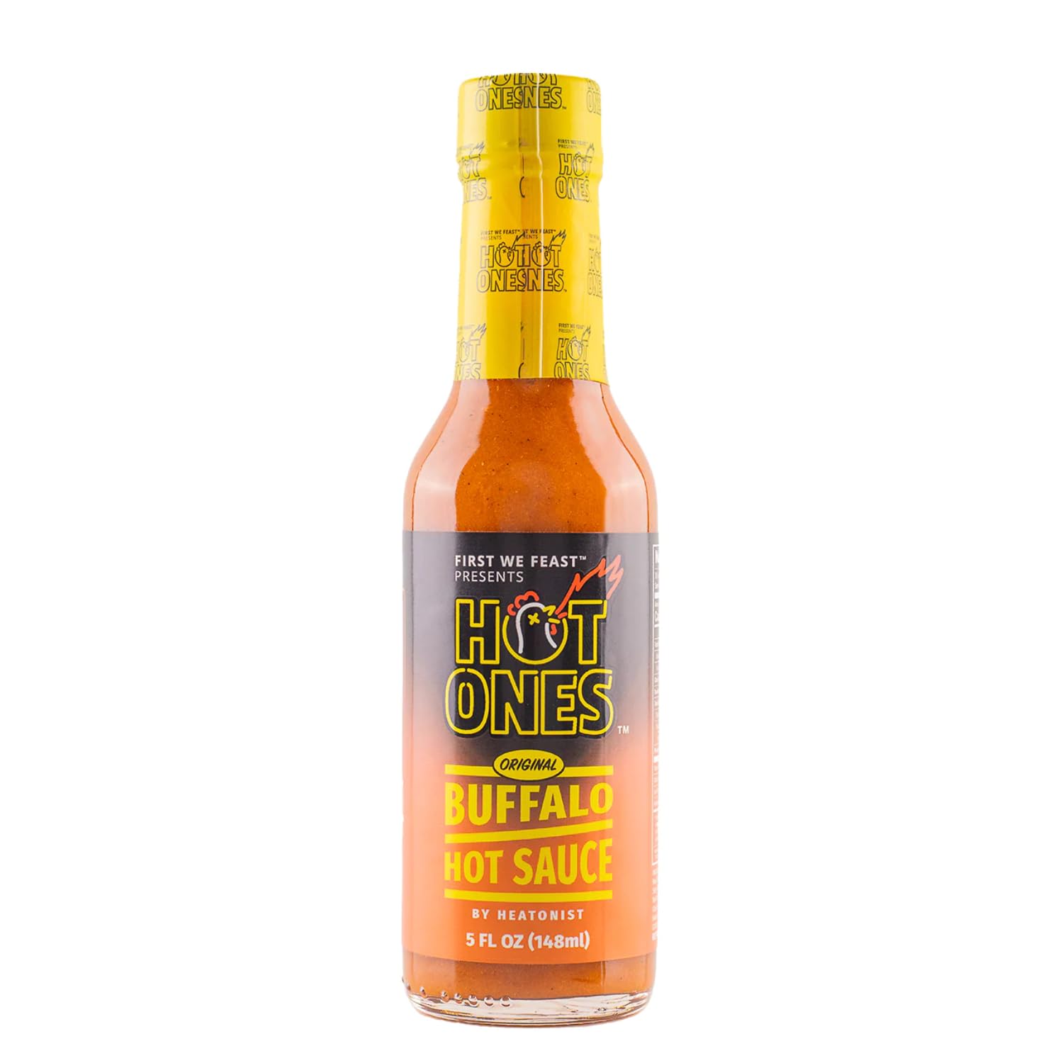 Hot Ones The Classic Hot Sauce Made With Natural Ingredients & Strong Flavors