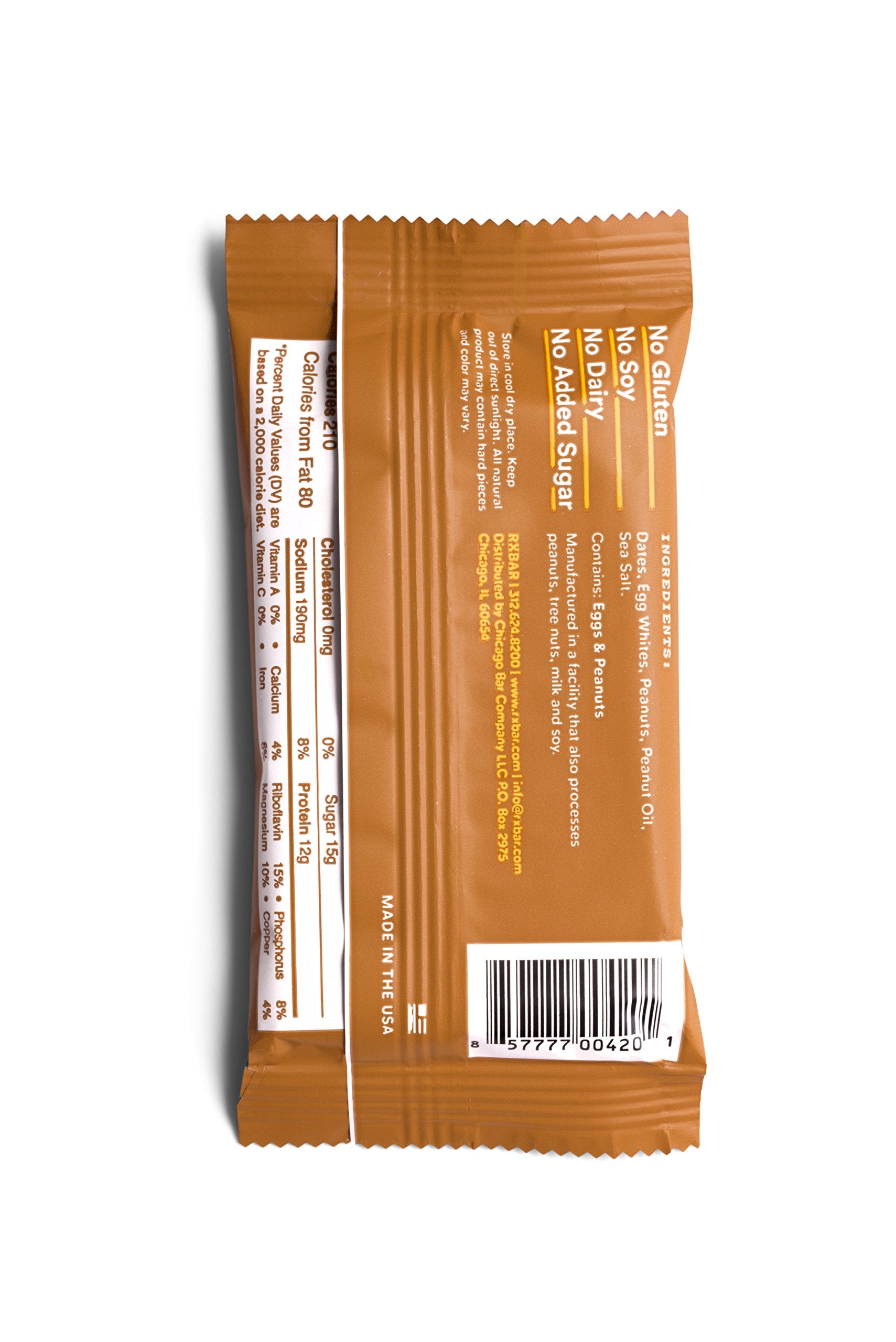 Rxbar Protein Bar Peanut Butter, 1.8 Oz