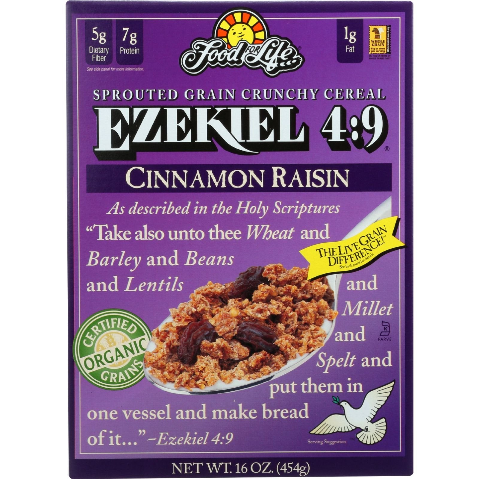 Food for Life Ezekiel 4:9 Organic Sprouted Grain Cereal
