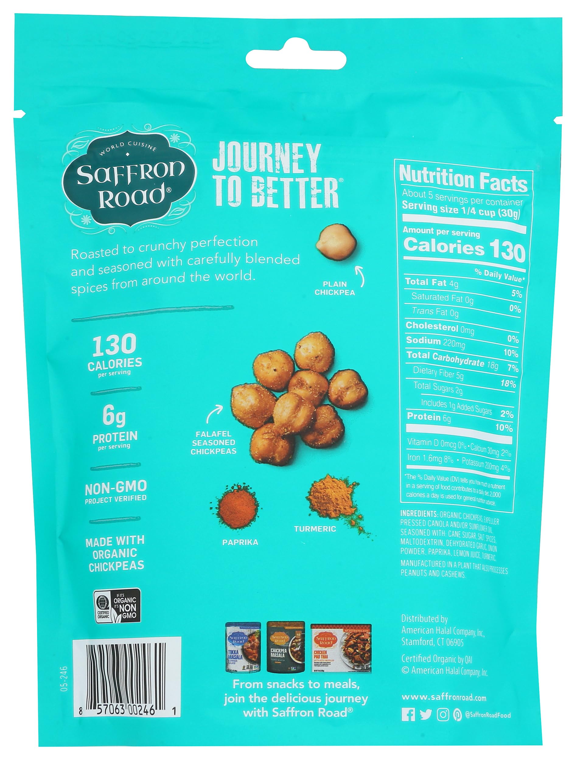 Saffron Road Crunchy Chickpeas