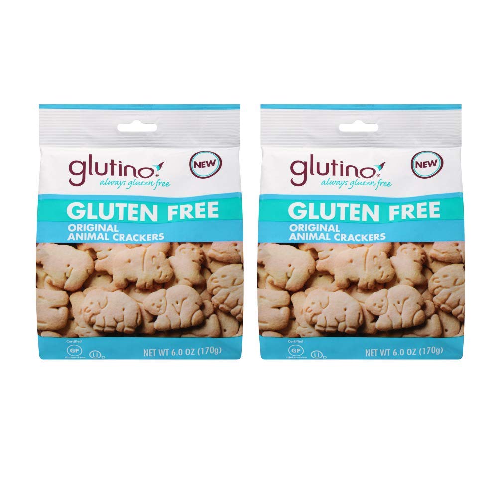 Glutino Glut Animal Crackers Original 6 Oz - 2 pack