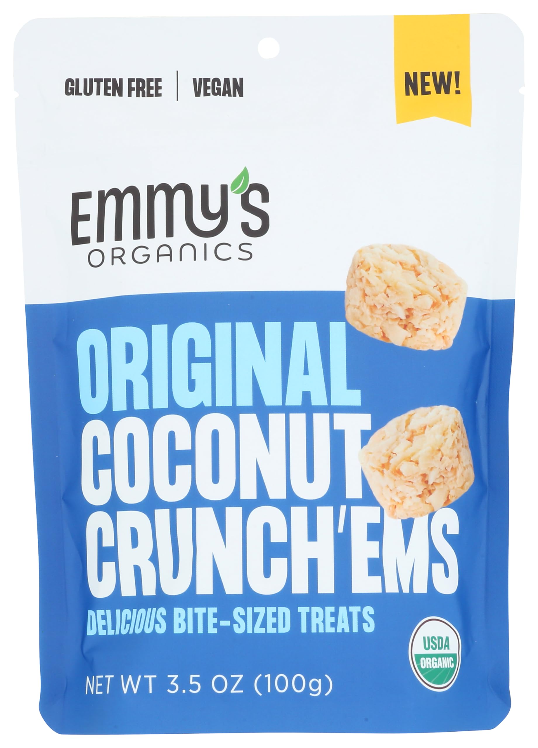 EMMYS Organic Original Coconut Crunch'ems, 3.5 OZ
