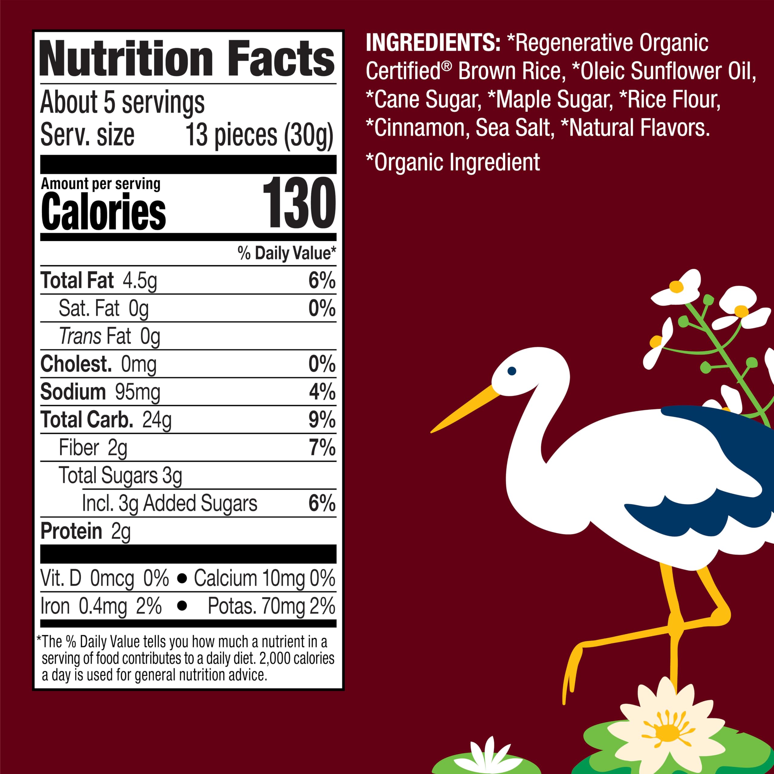 Lundberg Organic White Cheddar Rice Cake Minis