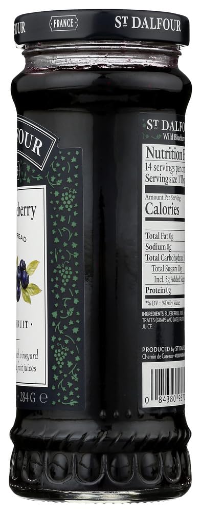 St. Dalfour Wild Blueberry Conserves, 10 Ounce (Pack of 6)