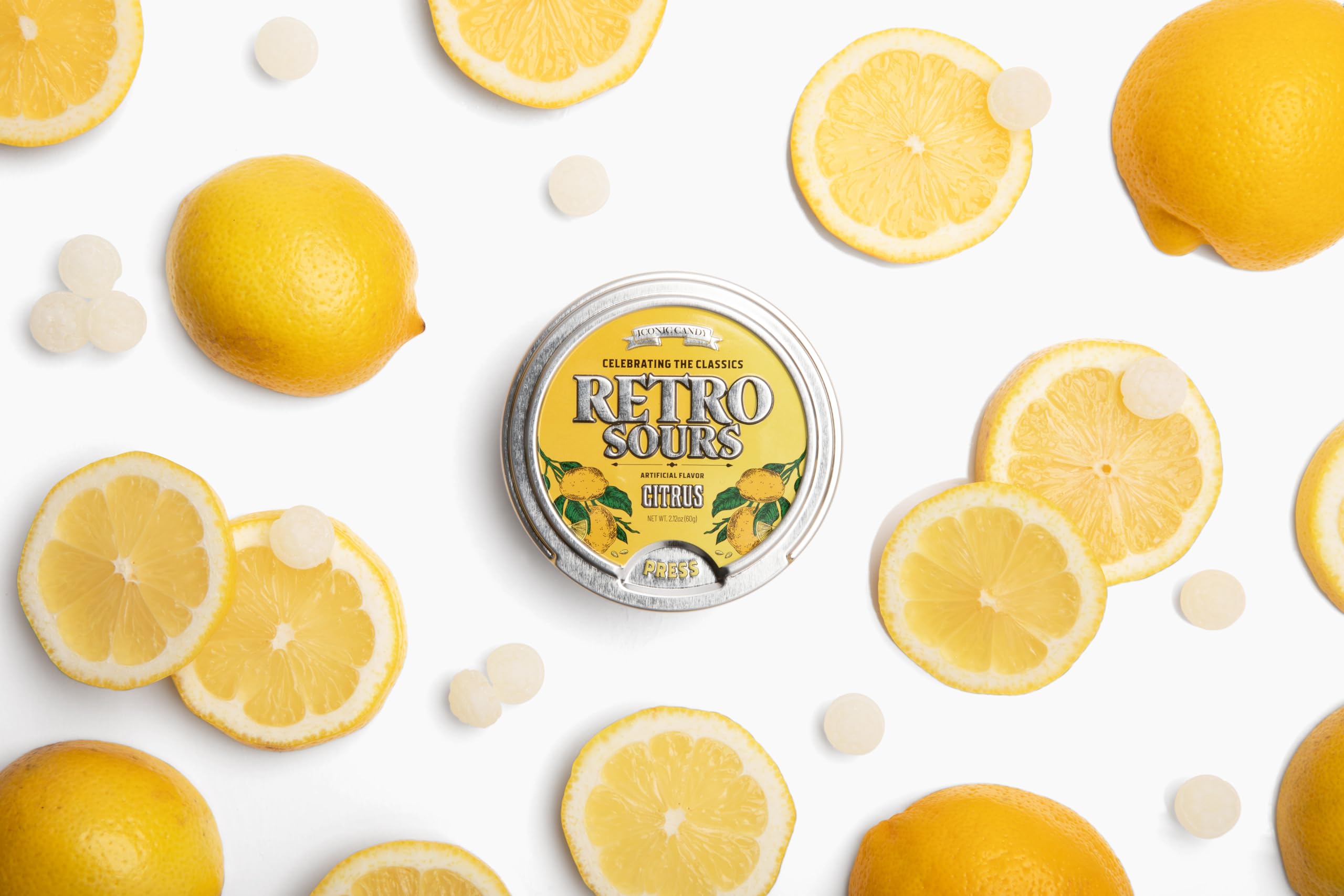 Retro Sours | Hard Tangy Candy | Brought To You By Iconic Candy