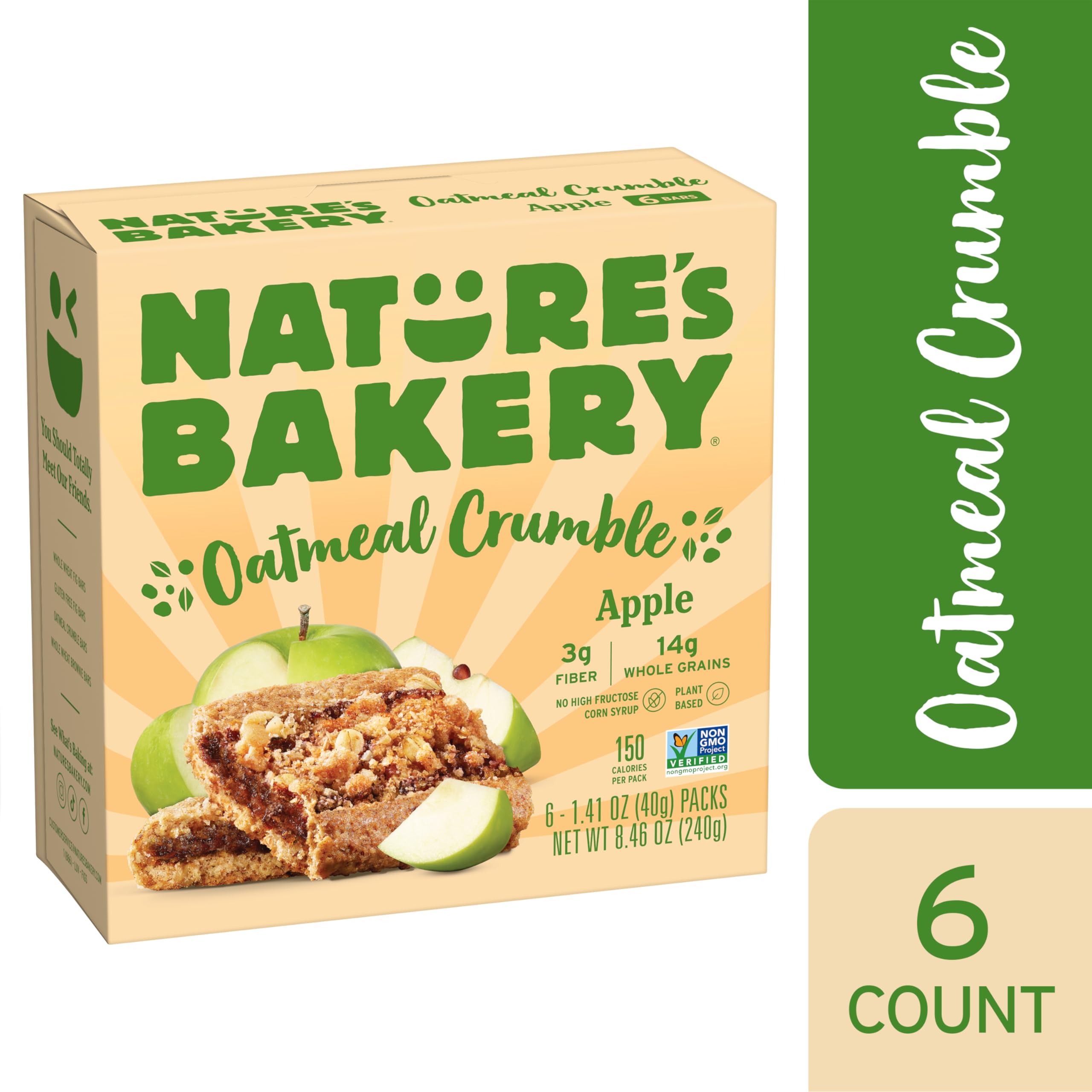 Nature's Bakery Oatmeal Crumble Bars Oz