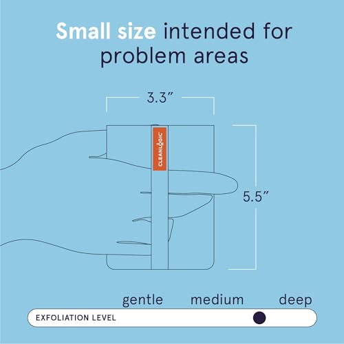 Cleanlogic Detox Purifying Charcoal Body Scrubber (Pack of 1)