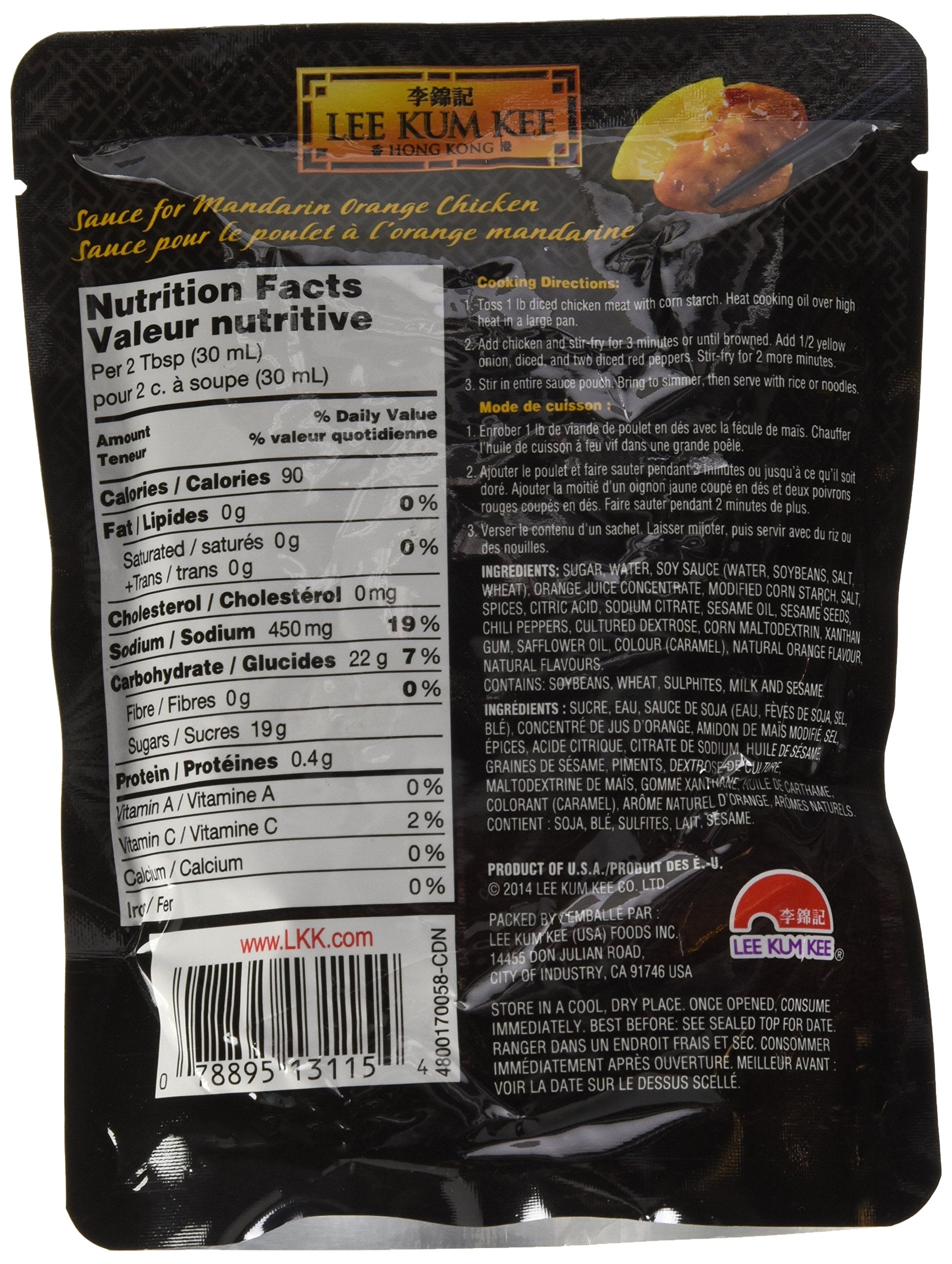 Panda Sauce For Mandarin Orange Chicken, 8 Ounce