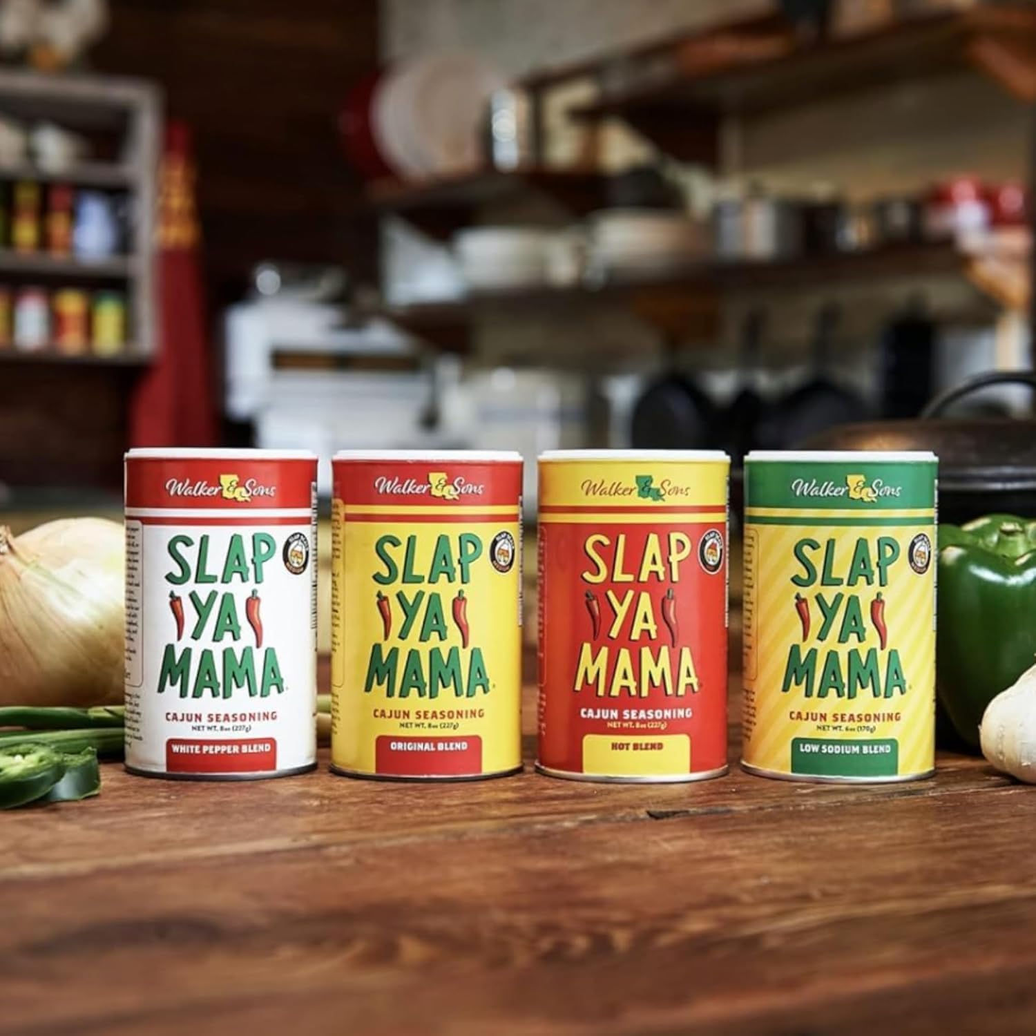 Walker & Sons Slap Ya Mama, Cajun Seasoning, 8 Oz Can