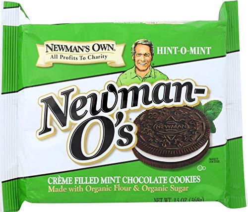 Newman's Own Crème Filled Mint Chocolate Cookies,13 Ounce