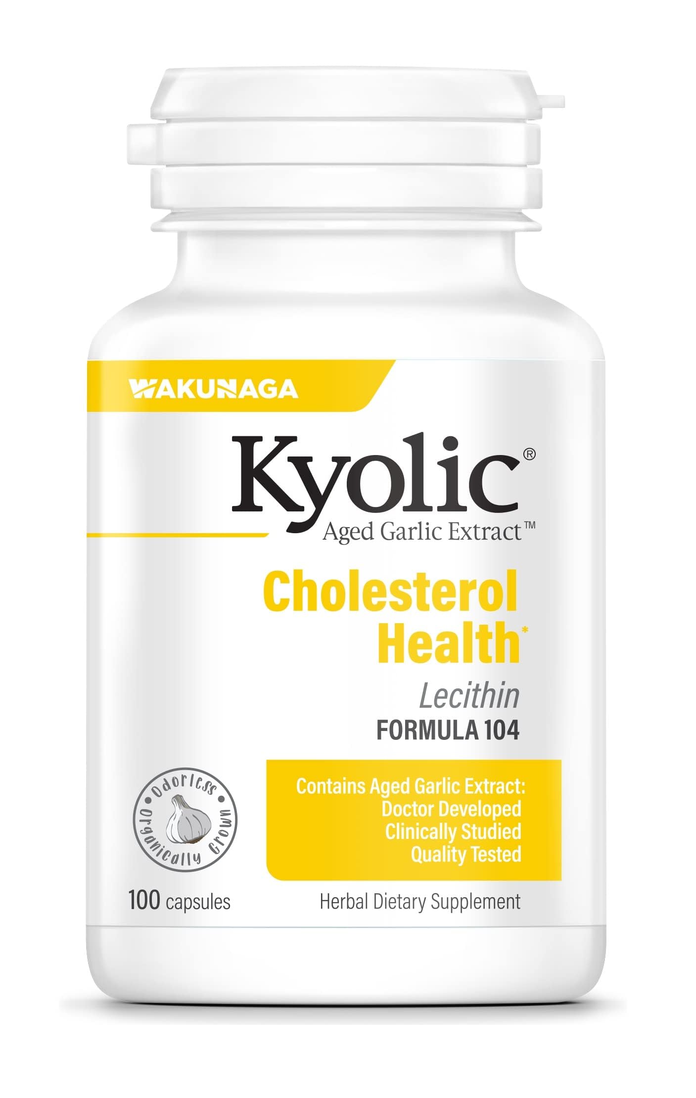 Kyolic Aged Garlic Extract Formula 104, Cholesterol Health