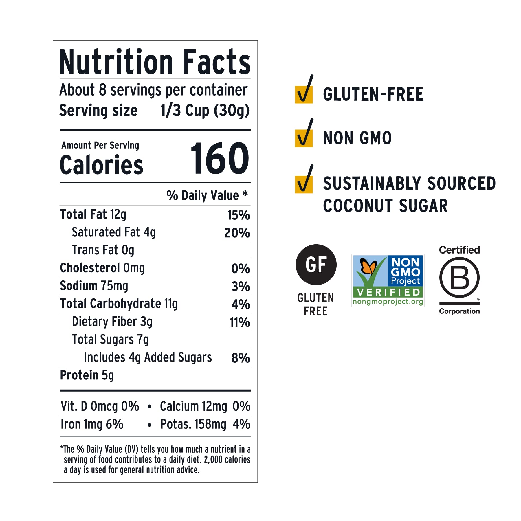 Purely Elizabeth Organic Made with Ancient Grains, Gluten-Free, Non-GMO