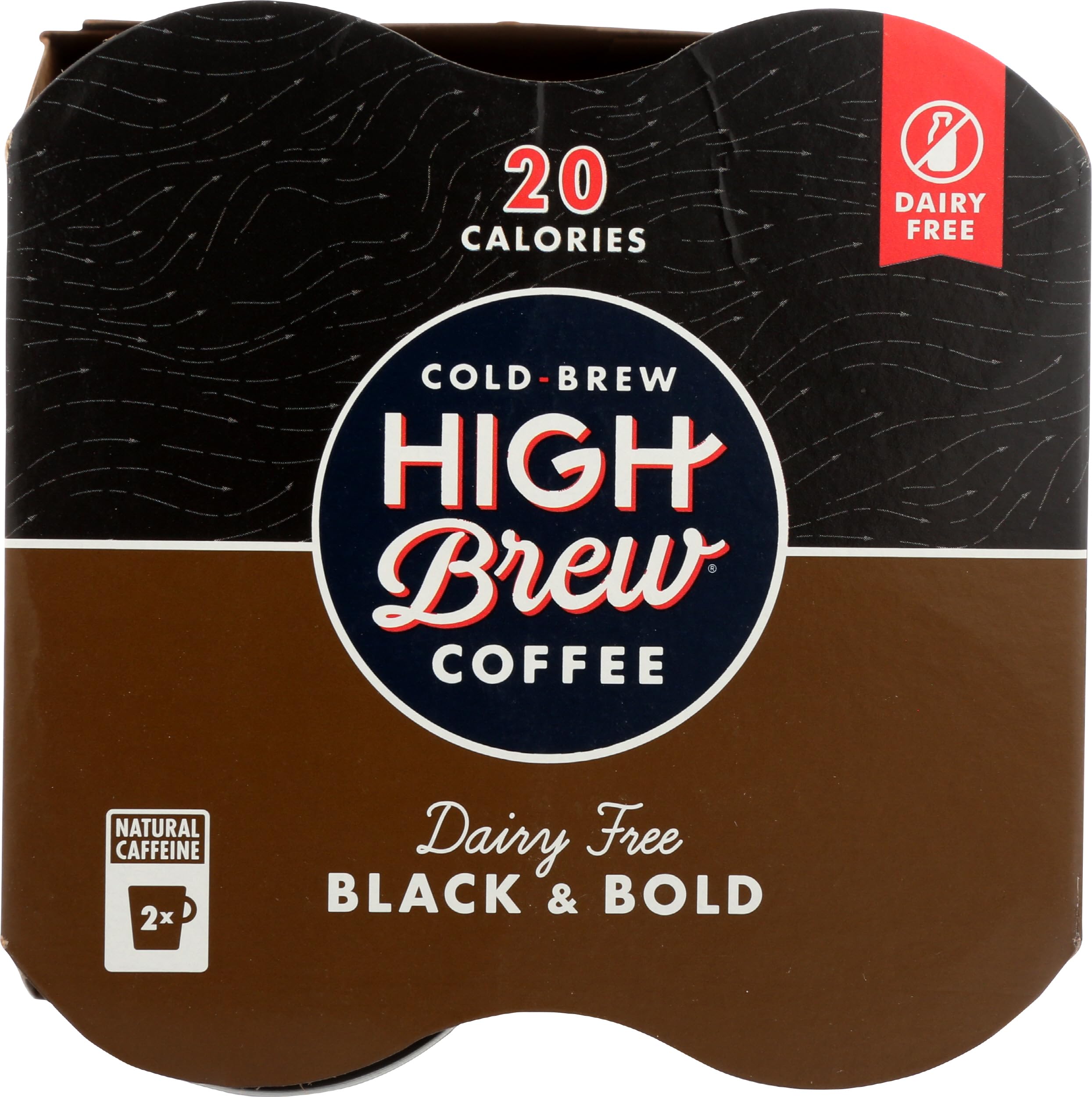 High Brew Coffee Cold-Brew, Black and Bold, 8 fl oz
