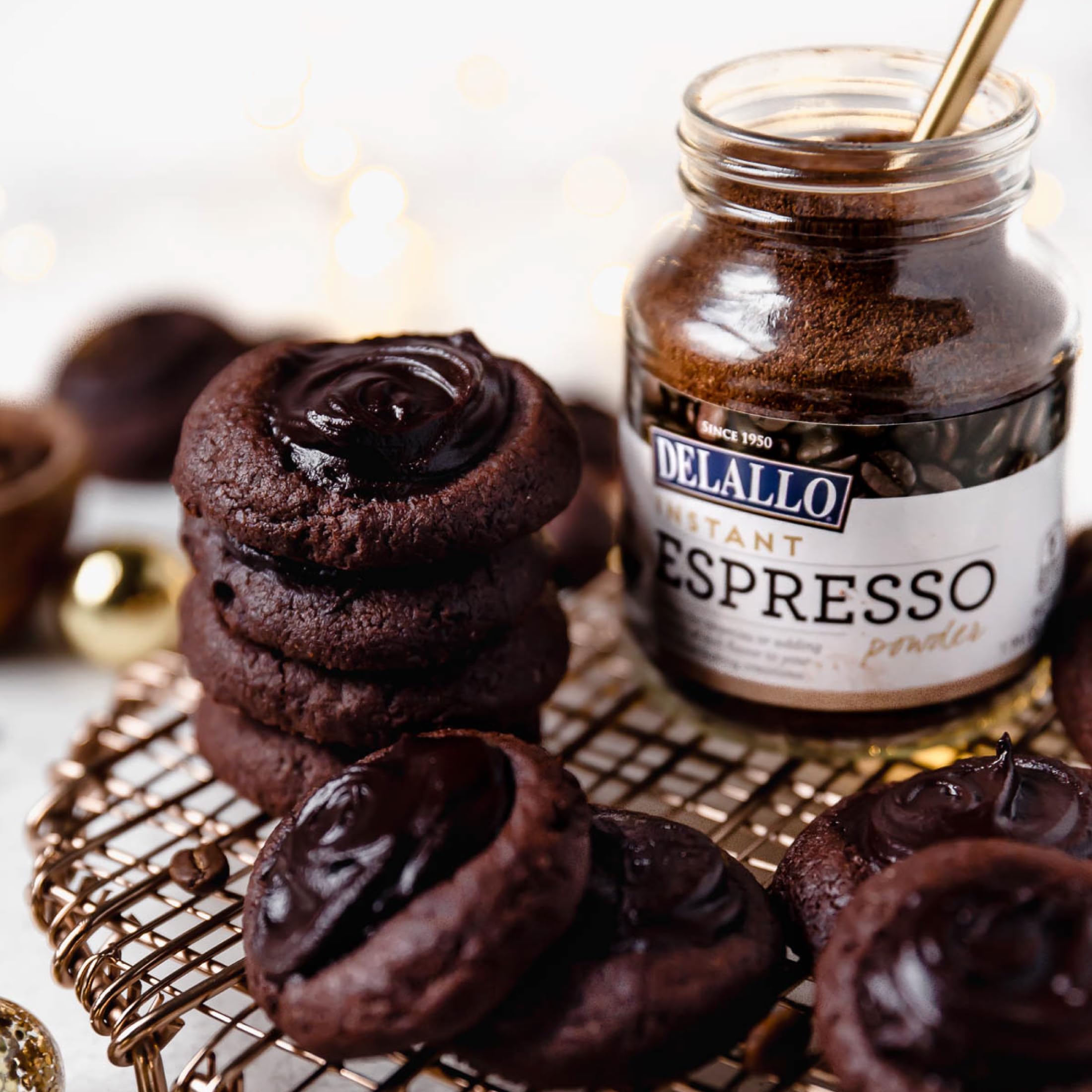 DeLallo Instant Espresso Powder, 1.94oz Jar