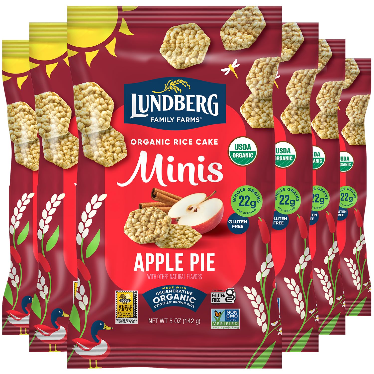 Lundberg Organic White Cheddar Rice Cake Minis