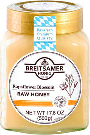 Breitsamer, Creamy Rapsflower Blossom Honey Jar, 17.6 oz - PACK OF 4