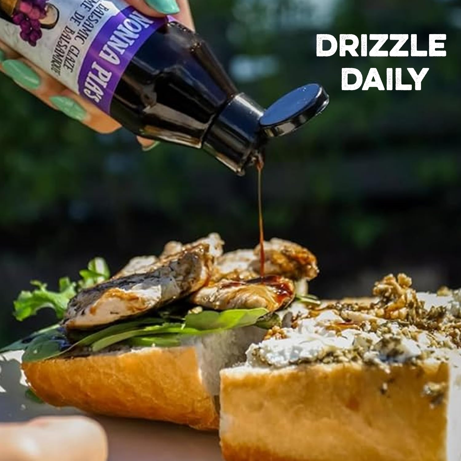 Nonna Pia's Balsamic Glaze | Aged Vinegar from Modena, Italy | Slow Simmered for a Thick, Velvety, and Robust Flavor | Perfect for Any Dish