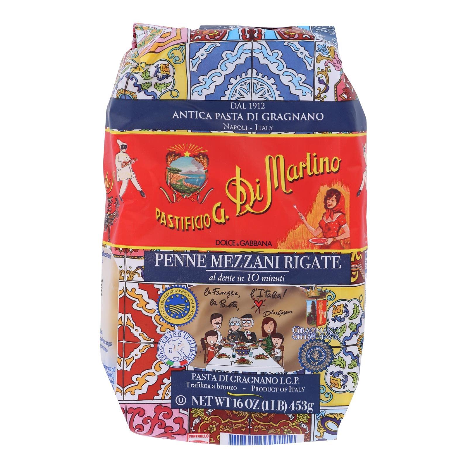 Di Martino Dim Penne Rigate 16 oz (Pack Of 12)12