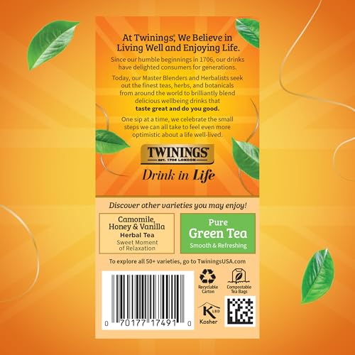 Twinings Earl Grey Black Tea Individually Wrapped Bags