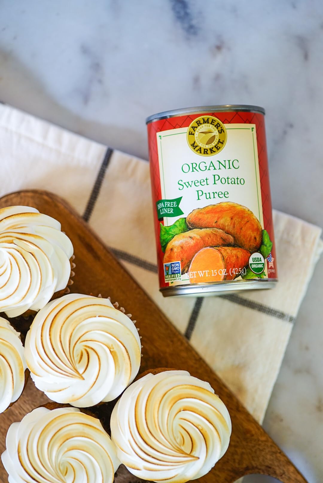 Farmer's Market Organic Sweet Potato Puree, 15-Ounce Cans