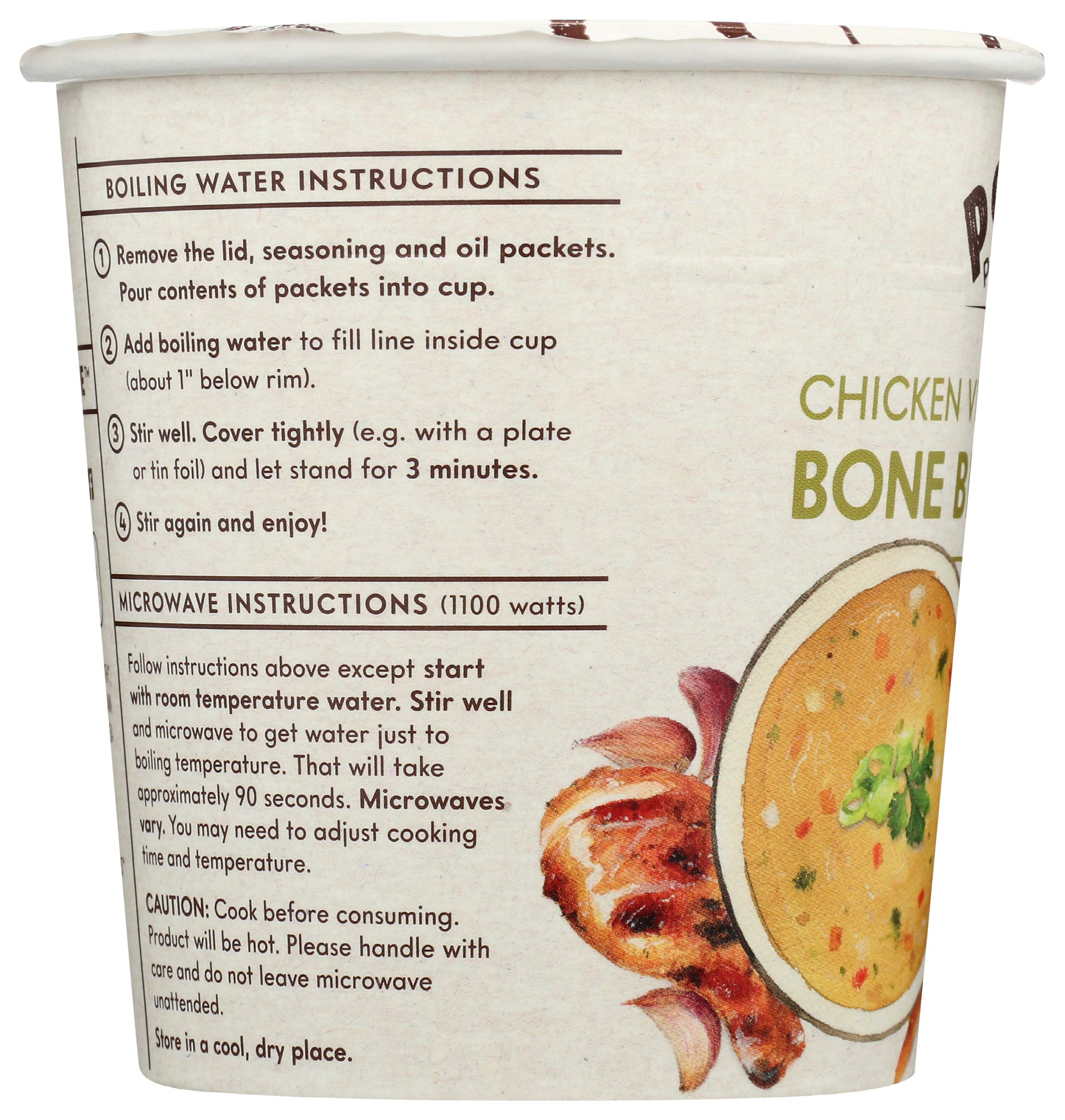 Power Provisions Instant Bone Broth Soup Cups