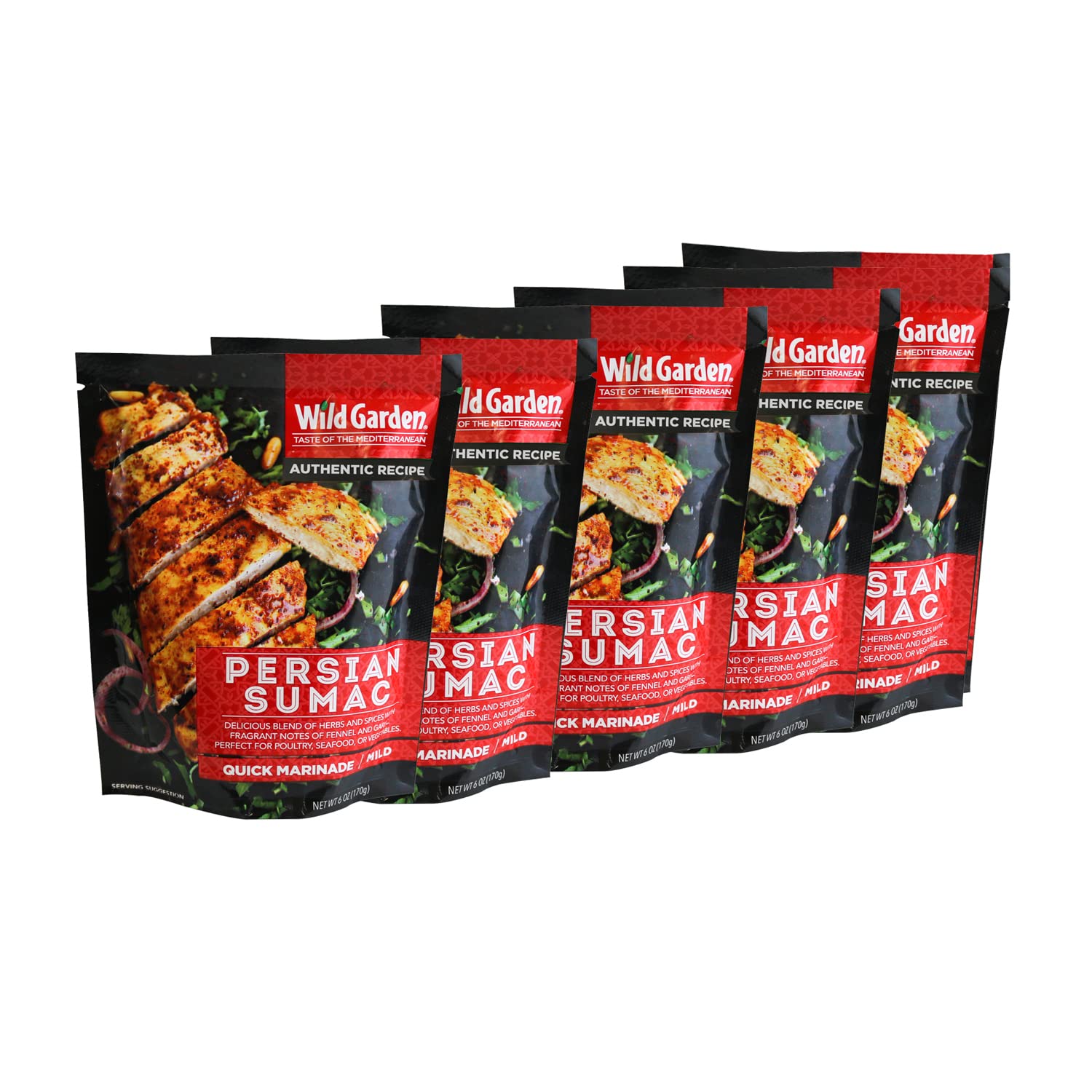 Wild Garden Ready-To-Use Marinade, Gourmet Shawarma Seasoning, Authentic Recipe with No Additives, No Preservatives, Bold, Flavorful