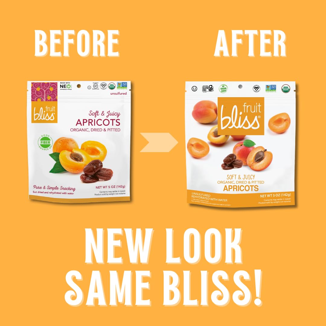Unsulfured Turkish Apricots - Organic Apricots Dried Fruit Snacks - Healthy Snacks for On the Go & Post Workout Snacks - Non-GMO, Gluten-Free, Dried Apricot Fruit Snacks
