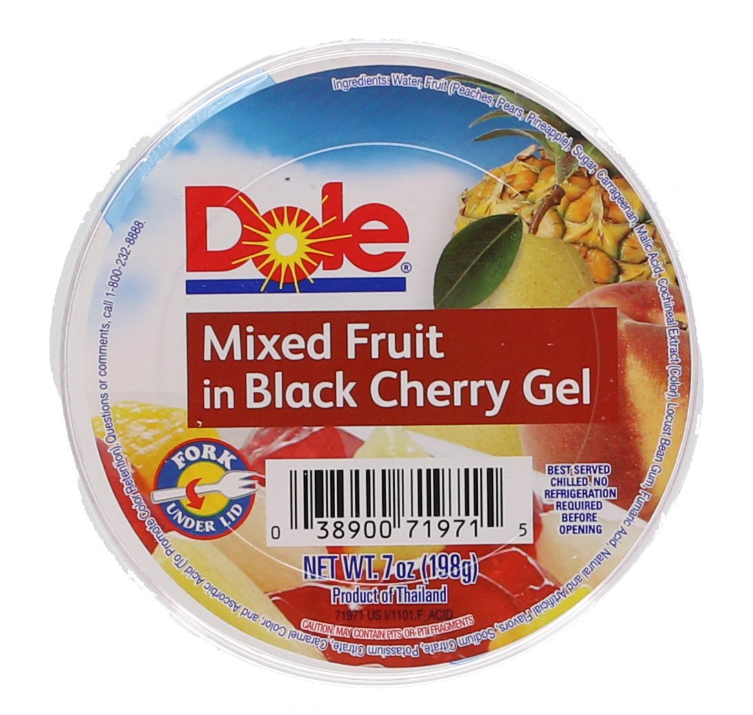 Dole Fruit Bowl Cherry Mixed Fruit, 7 oz
