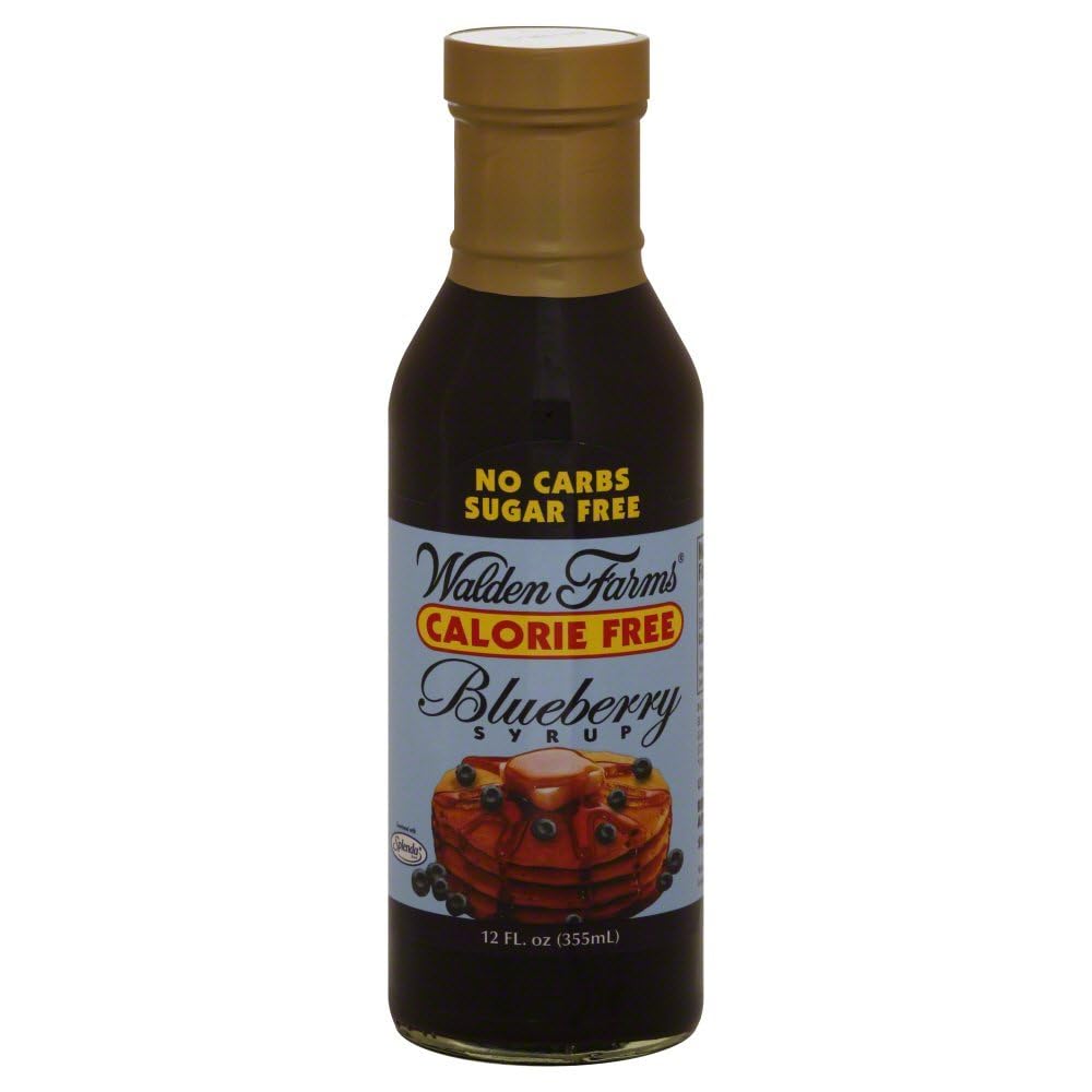 Walden Farms Blueberry Syrup, 12 Ounce - 6 per case.