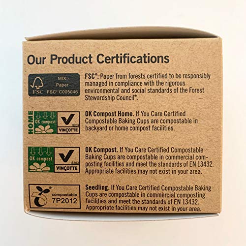 IF YOU CARE BAKING CUPS,BROWN 2.5IN, 60 CT