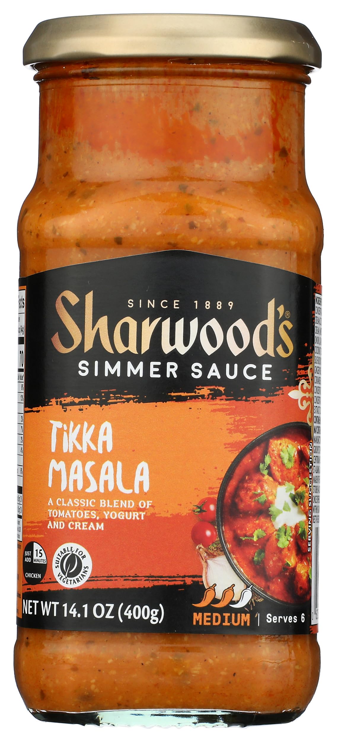 Sharwood Tikka Masala Cooking Sauce, 14.1 oz