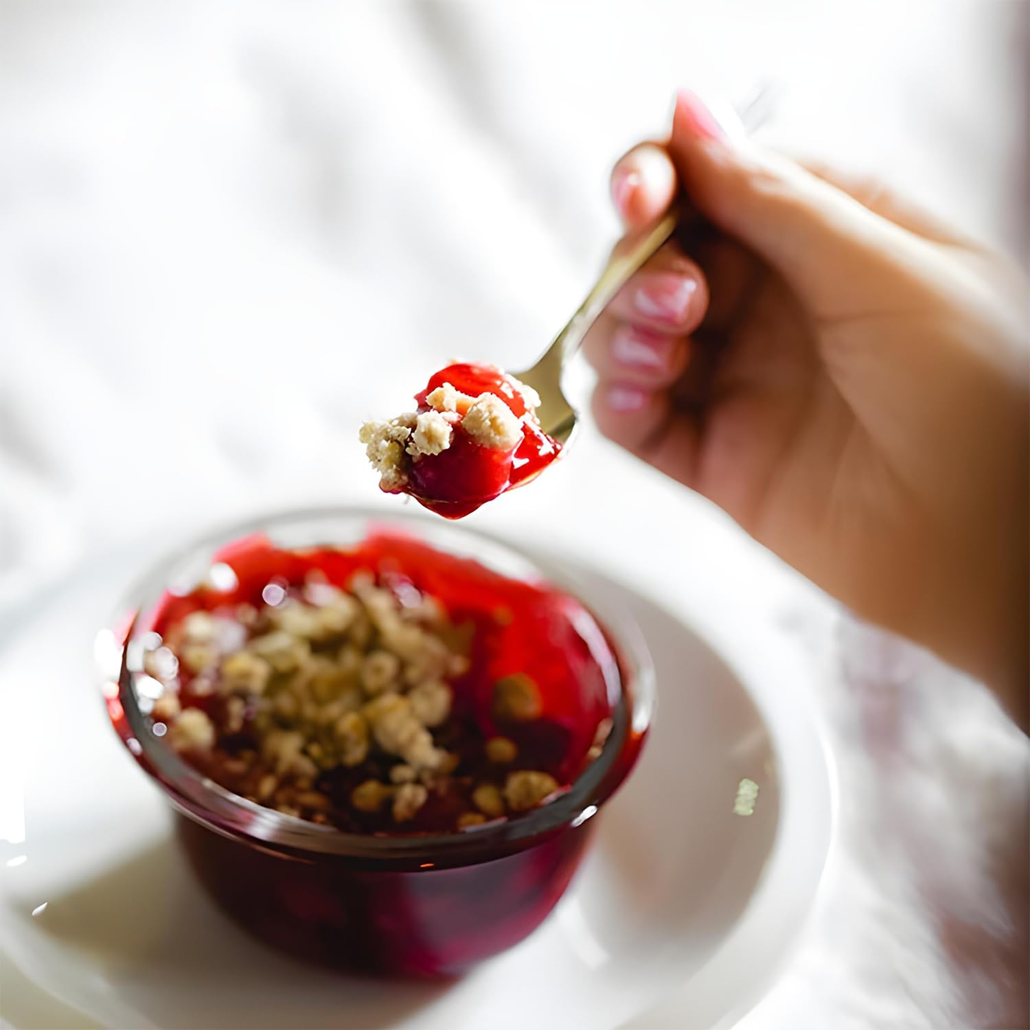 Calhoun Bend Mill Cherry Crunch Mix | Sweet and Crunchy Topping | Perfect for Deep Dish Desserts with Cherries or Your Favorite Fruit | Ideal for Gourmet Baking and Dessert Delights - 8 Oz (Pack of 6)