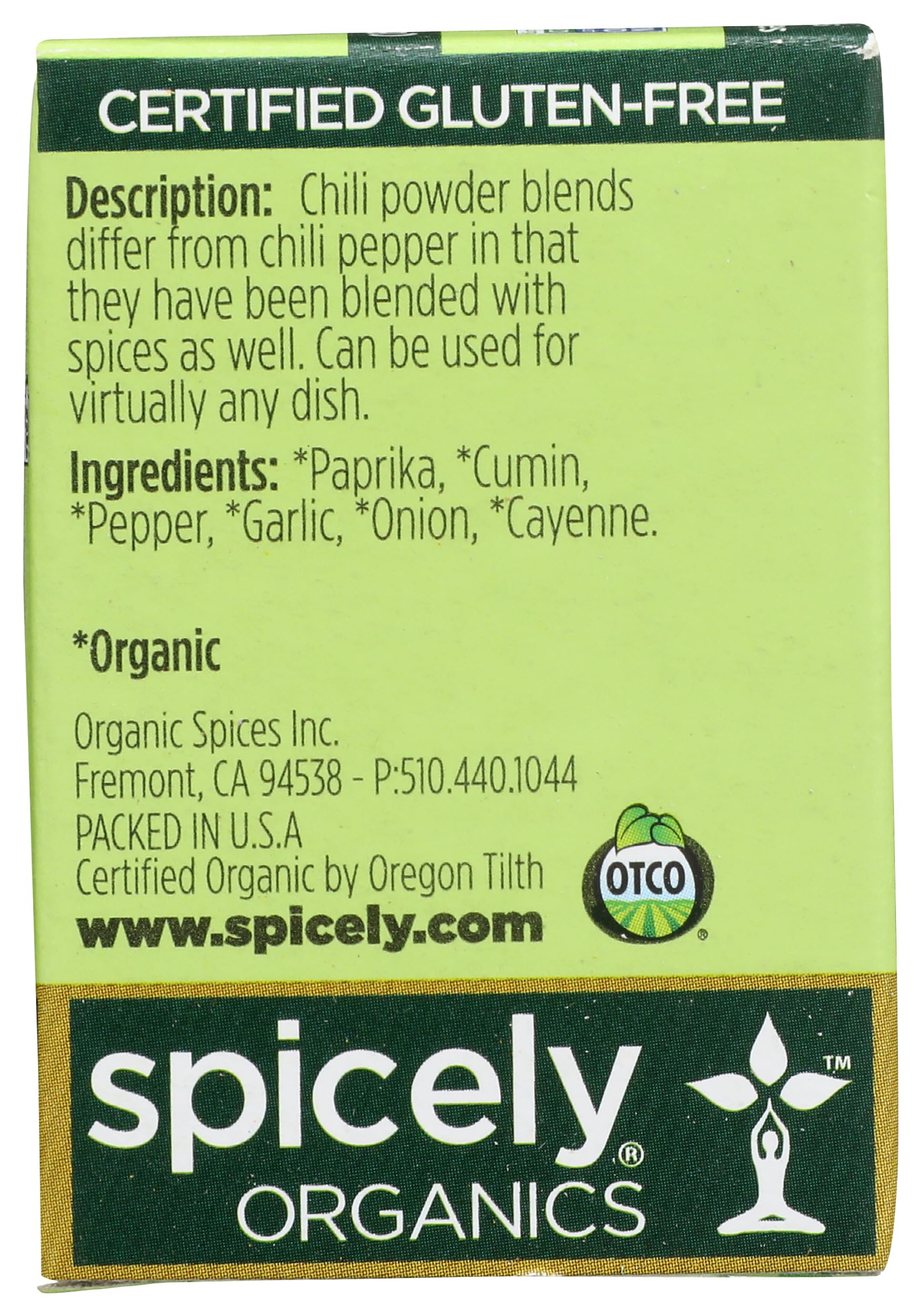 Spicely Organic Chili Powder