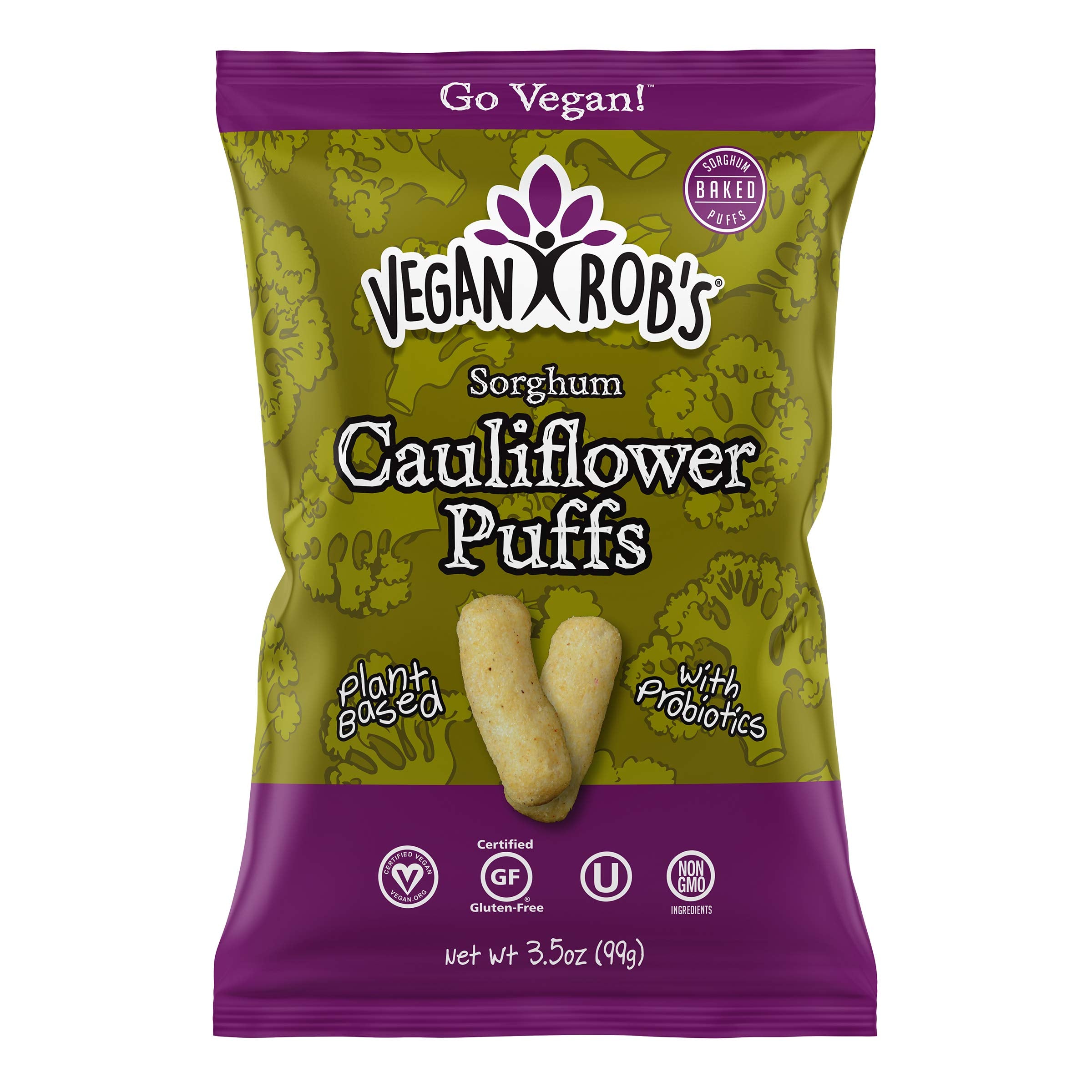 Vegan Rob's Puffs, Cauliflower, Gluten Free Snack