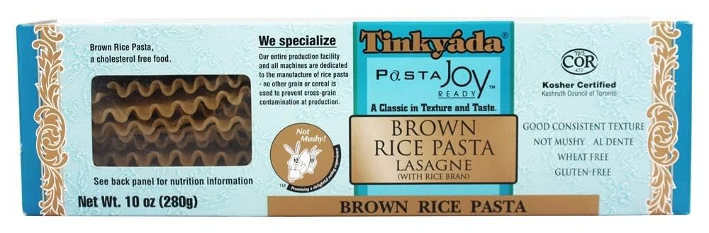 Tinkyada Brown Rice Pasta Lasagne 10 Ounce Pkg
