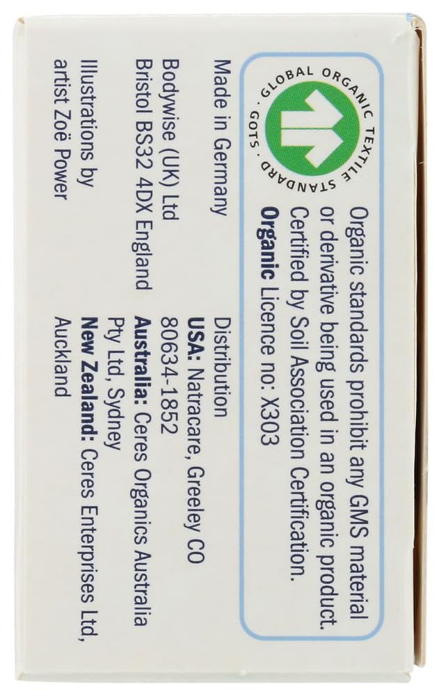 Natracare 2002 Organic All Cotton Tampons 20 Count