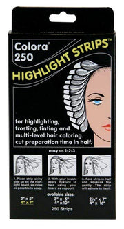Colora 250 Highlight Strips 4Inch X 7Inch (Pack of 6)