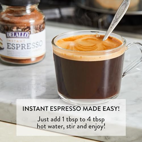 DeLallo Instant Espresso Powder, 1.94oz Jar