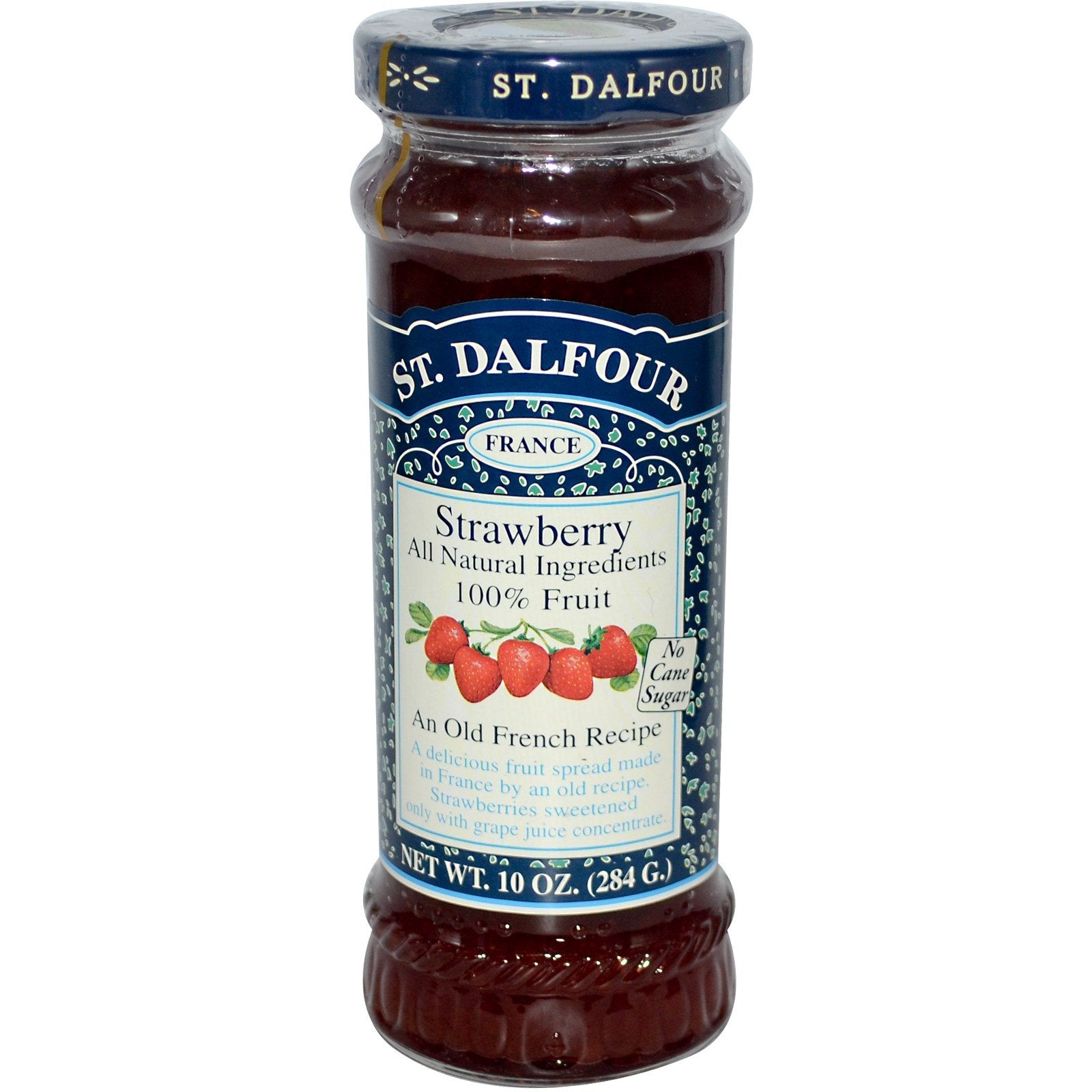 St. Dalfour, Strawberry, Deluxe Strawberry Spread, 10 oz (284 g) - 2pcs