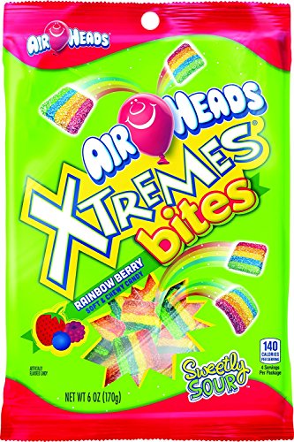 Airheads Xtreme Bites Rainbow Berry, Party, 6 OZ