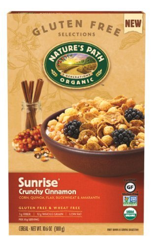 Nature'S Path Gluten Free Sunrise Crunchy Cinnamon Cereal 10.6 Ounce (Pack of 6) - Pack Of 6
