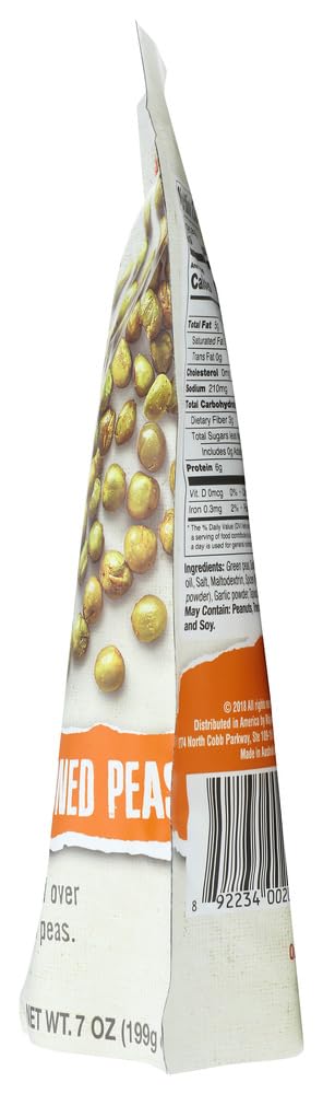 Bhuja Crunchy Seasoned Peas 7 oz each (1 Item Per Order)