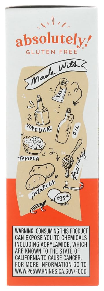 Absolutely Gluten Free Cracked Pepper Crackers 4.4 OZ (Pack of 3)