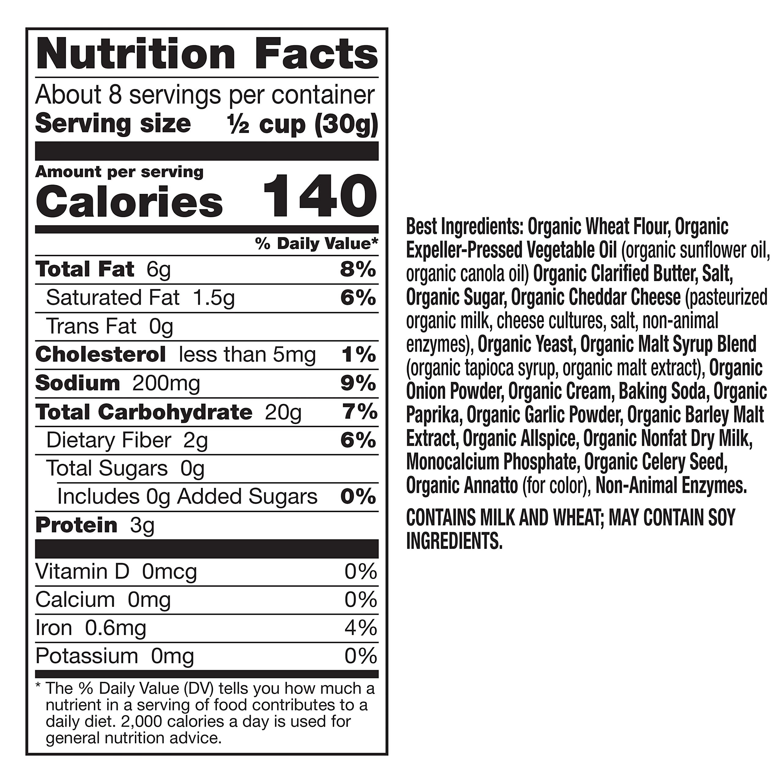 Annie's Cheddar Snack Mix With Assorted Crackers and Pretzels