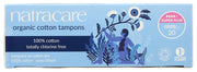 Natracare 2002 Organic All Cotton Tampons 20 Count