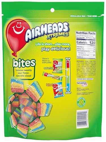 AirHeads Xtreme Bites Rainbow Berry, Party, 6oz