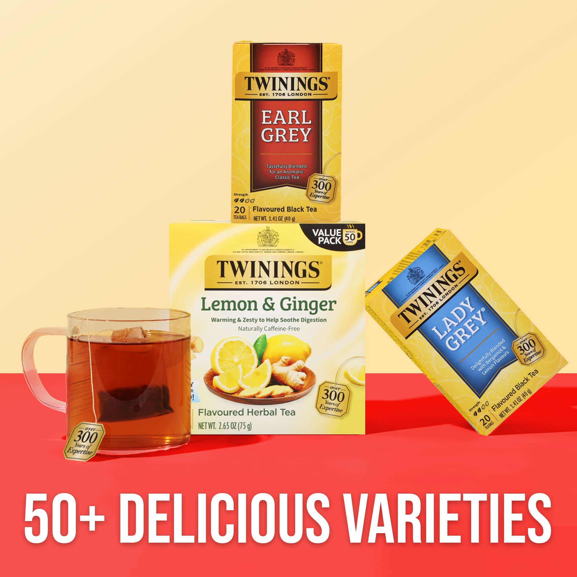 Twinings Earl Grey Black Tea Individually Wrapped Bags