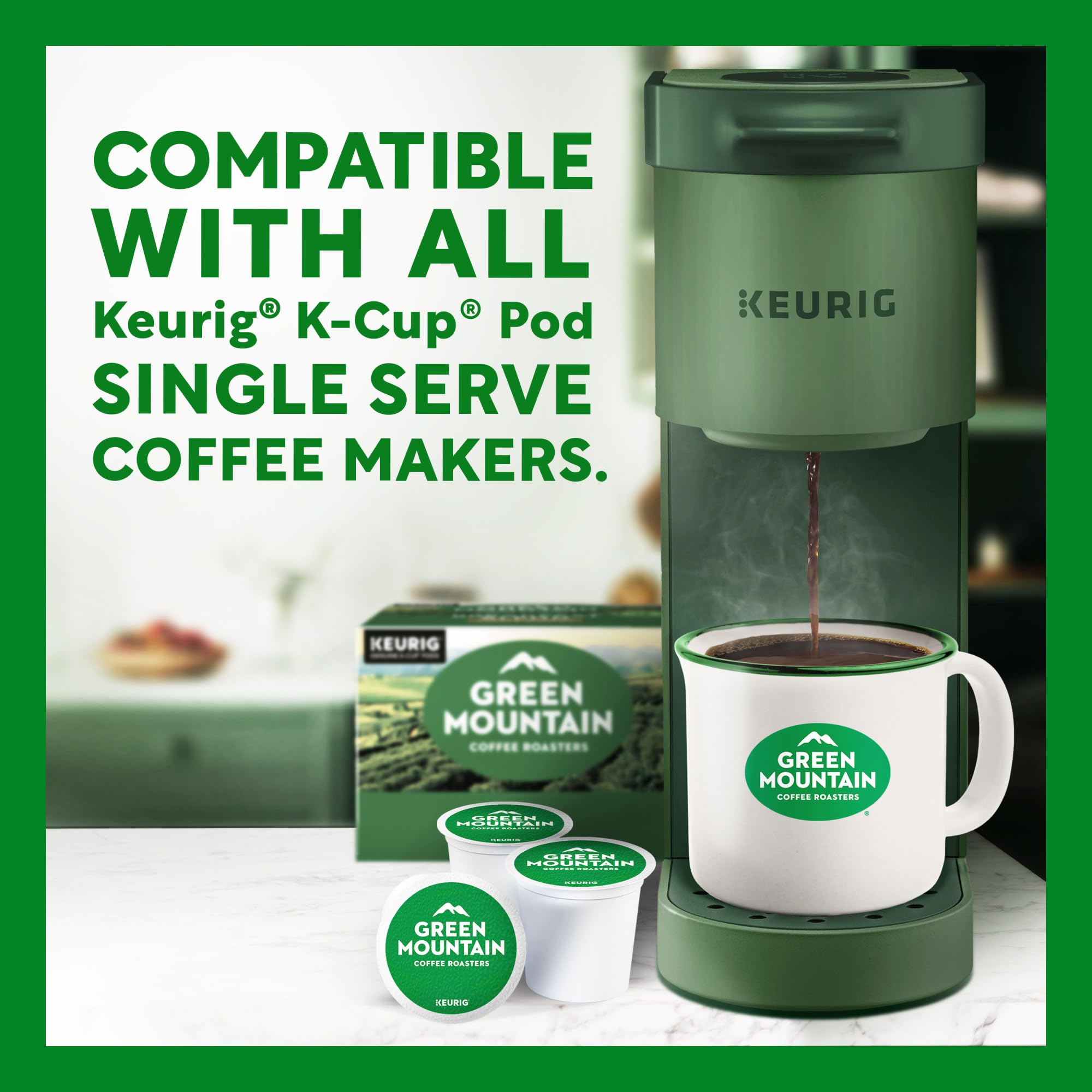 Green Mountain Coffee Roasters Nantucket Blend, Single-Serve Keurig K-Cup Pods, Medium Roast Coffee Pods, 72 Count